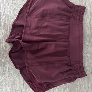 Women's Burgundy Shorts